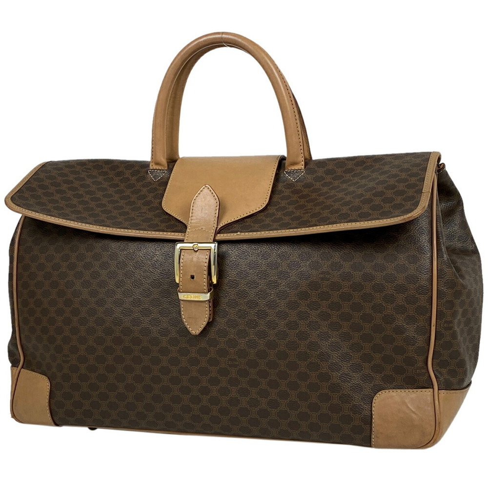 Celine Macadam Pattern All Over Canvas Handbag Br… - image 1
